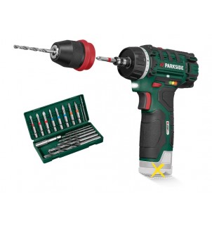 PARKSIDE Акумулаторна бормашина/винтоверт PBSA 12 E4, 12V